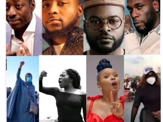 #EndSARS: Court Orders Probe Of Wizkid, Burna Boy, Davido, Rudeboy, Tiwa and others