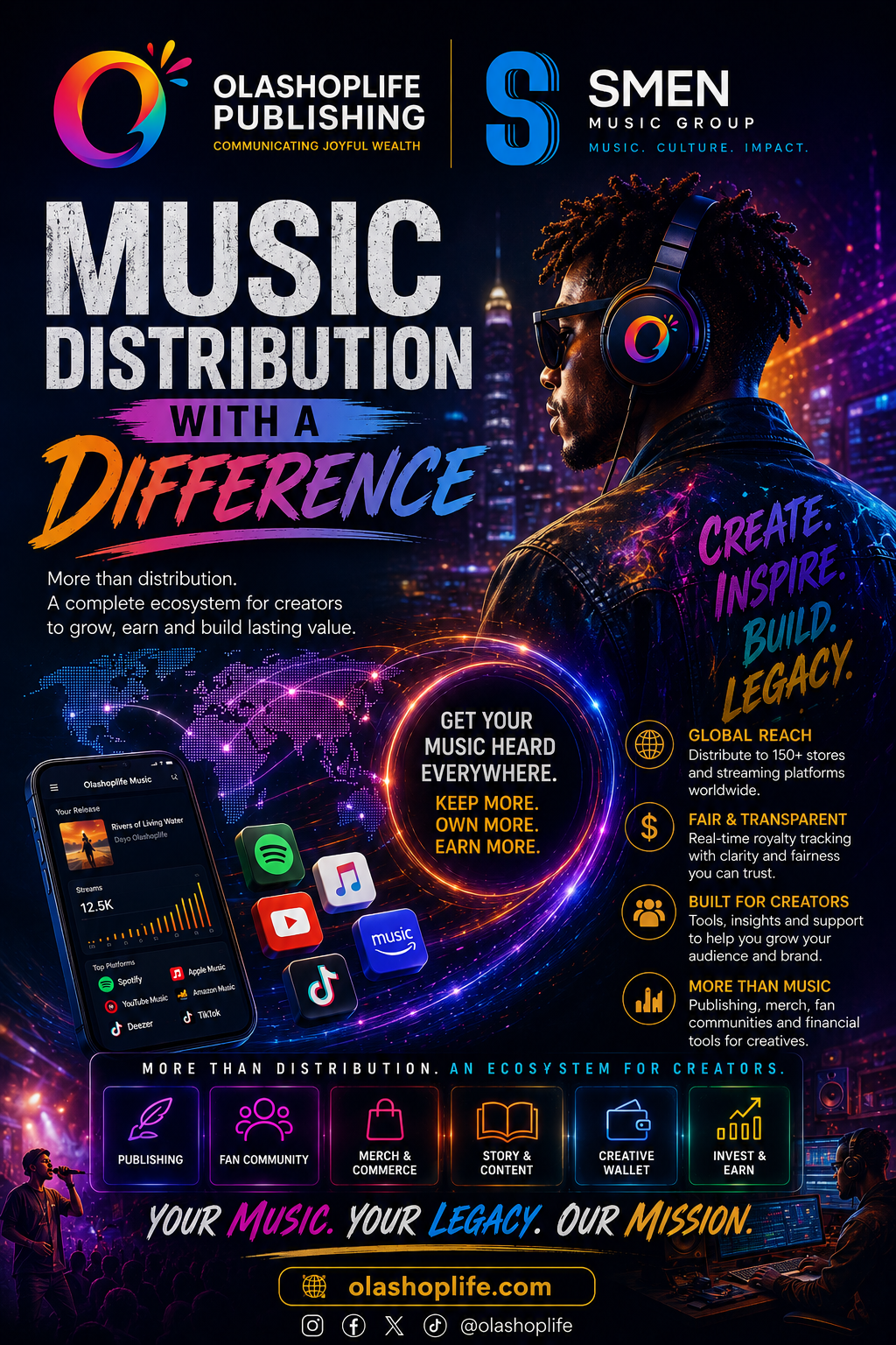 Music Distribution with a Difference: How Olashoplife Music Is Redefining the Creative Economy Music Distribution with a Difference: How Olashoplife Music Is Redefining the Creative Economy